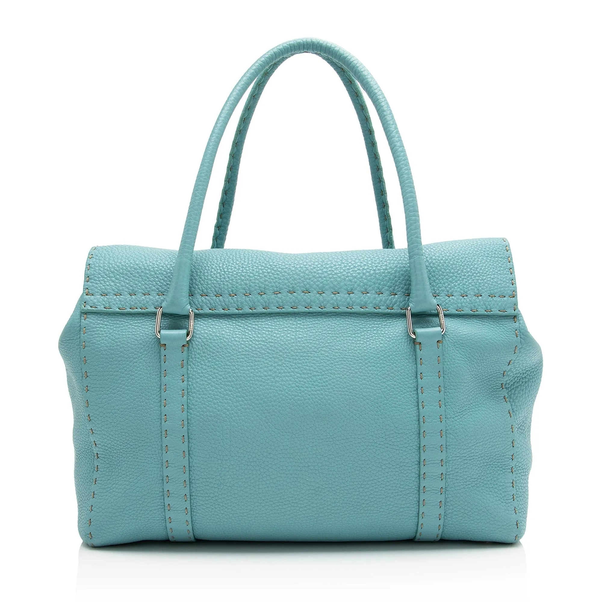 Fendi Selleria Leather Linda Large Satchel (SHF-1fEOnp)