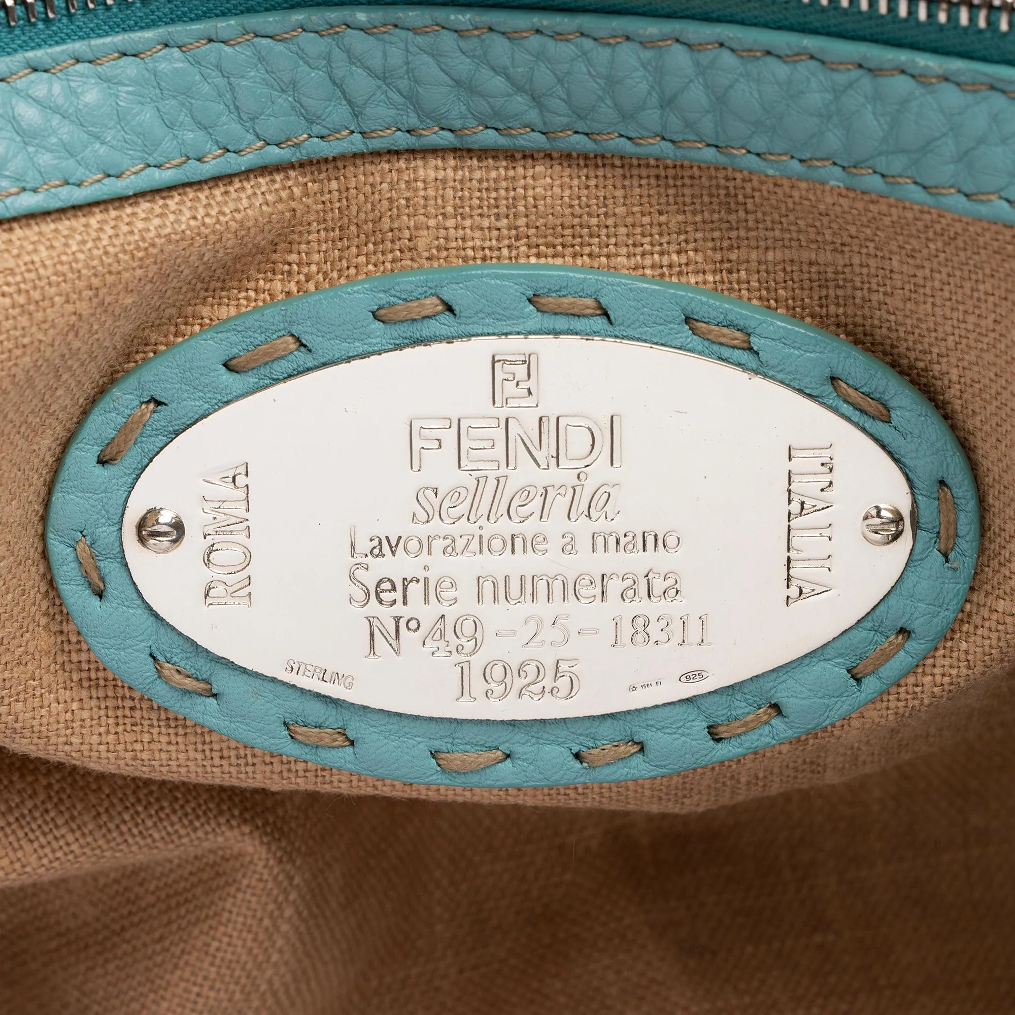 Fendi Selleria Leather Linda Large Satchel (SHF-1fEOnp)