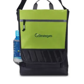 Gemline Apple Green Passage Vertical Messenger Bag