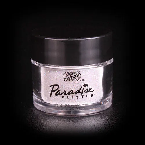 Mehron Paradise Glitter:  Crystal White