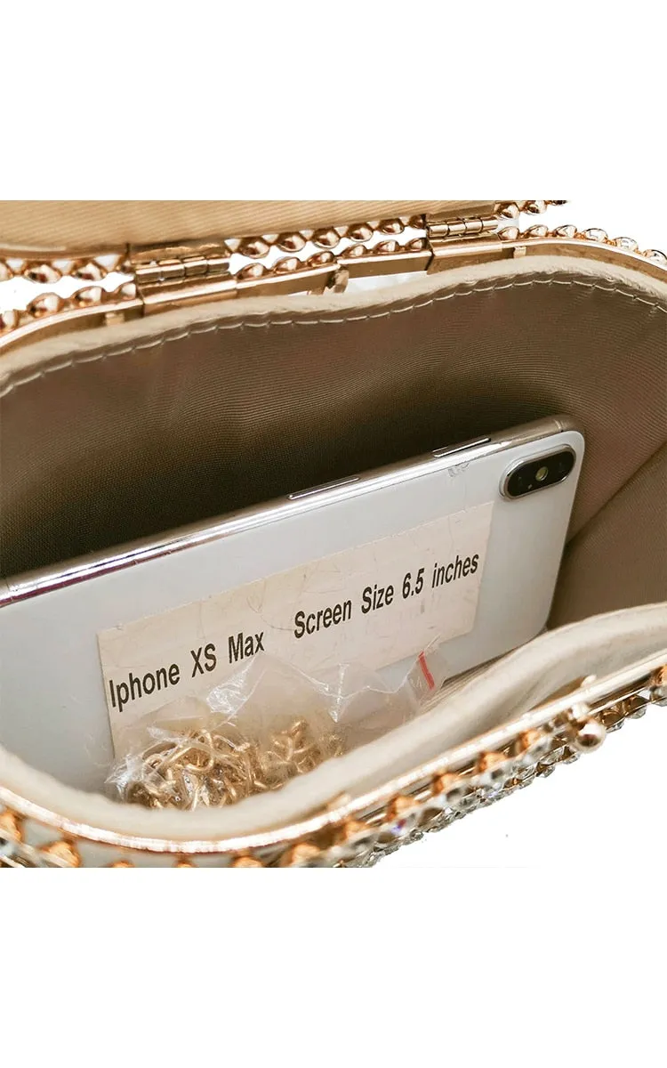 Pearl Bucket Clutch Bag