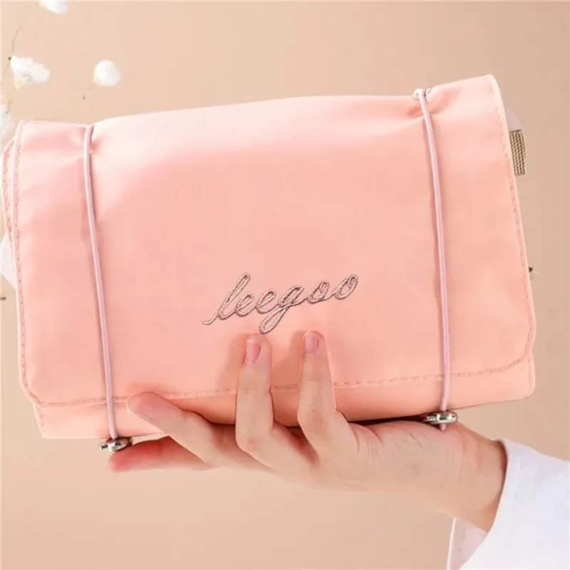 Women's Drawstring Cosmetic Bag Travel Makeup Storage Bag S3730145